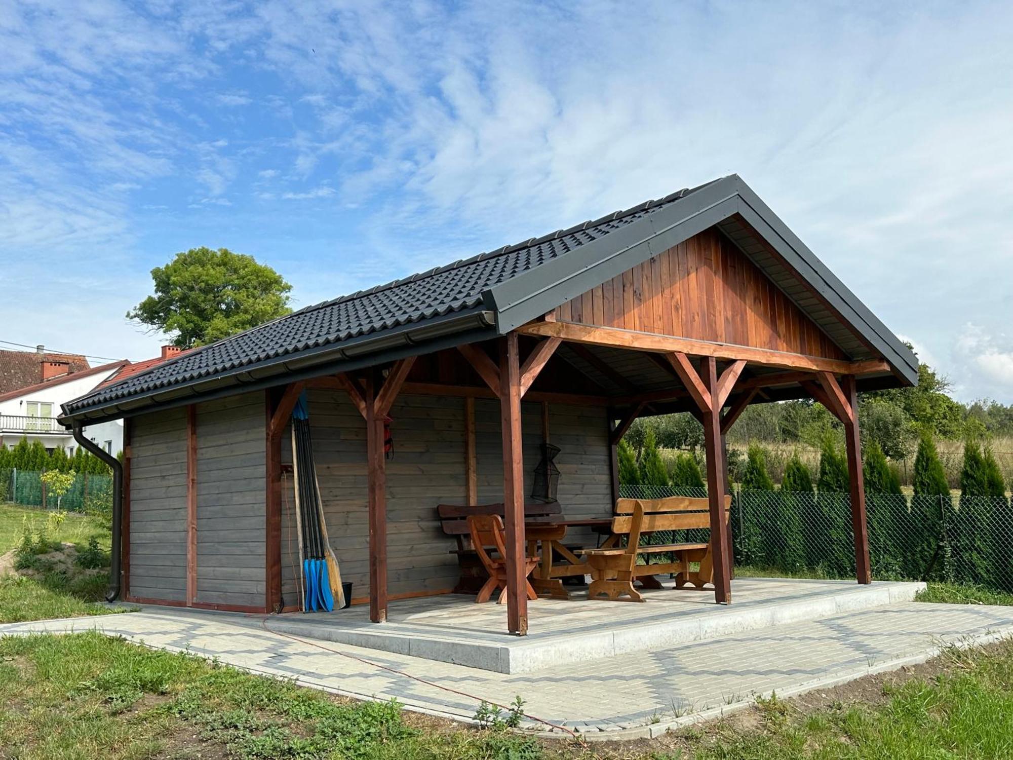 Vila Rajska Przystan II Wrony Exteriér fotografie
